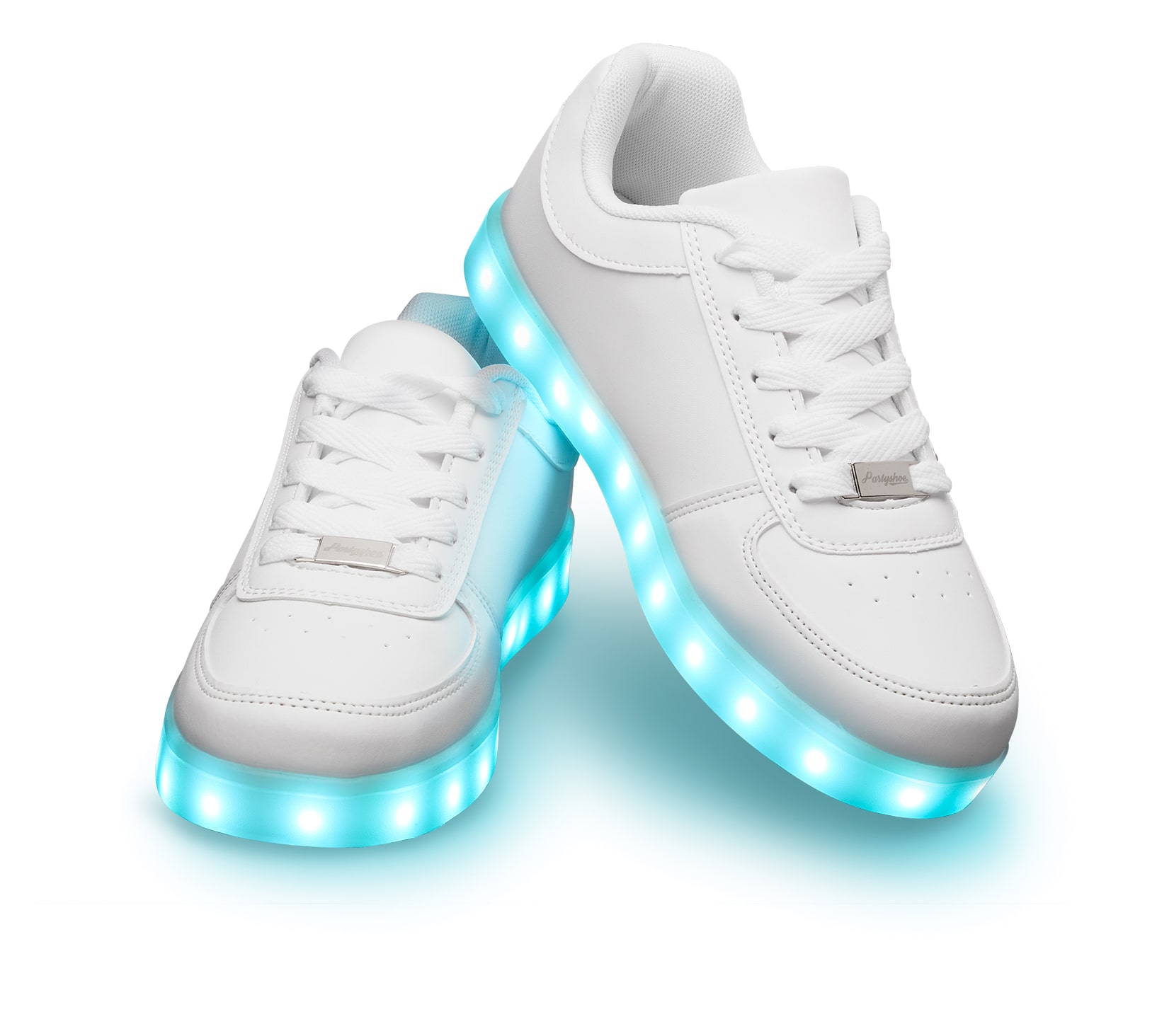 Ledschoenen met lichtjes - Wit