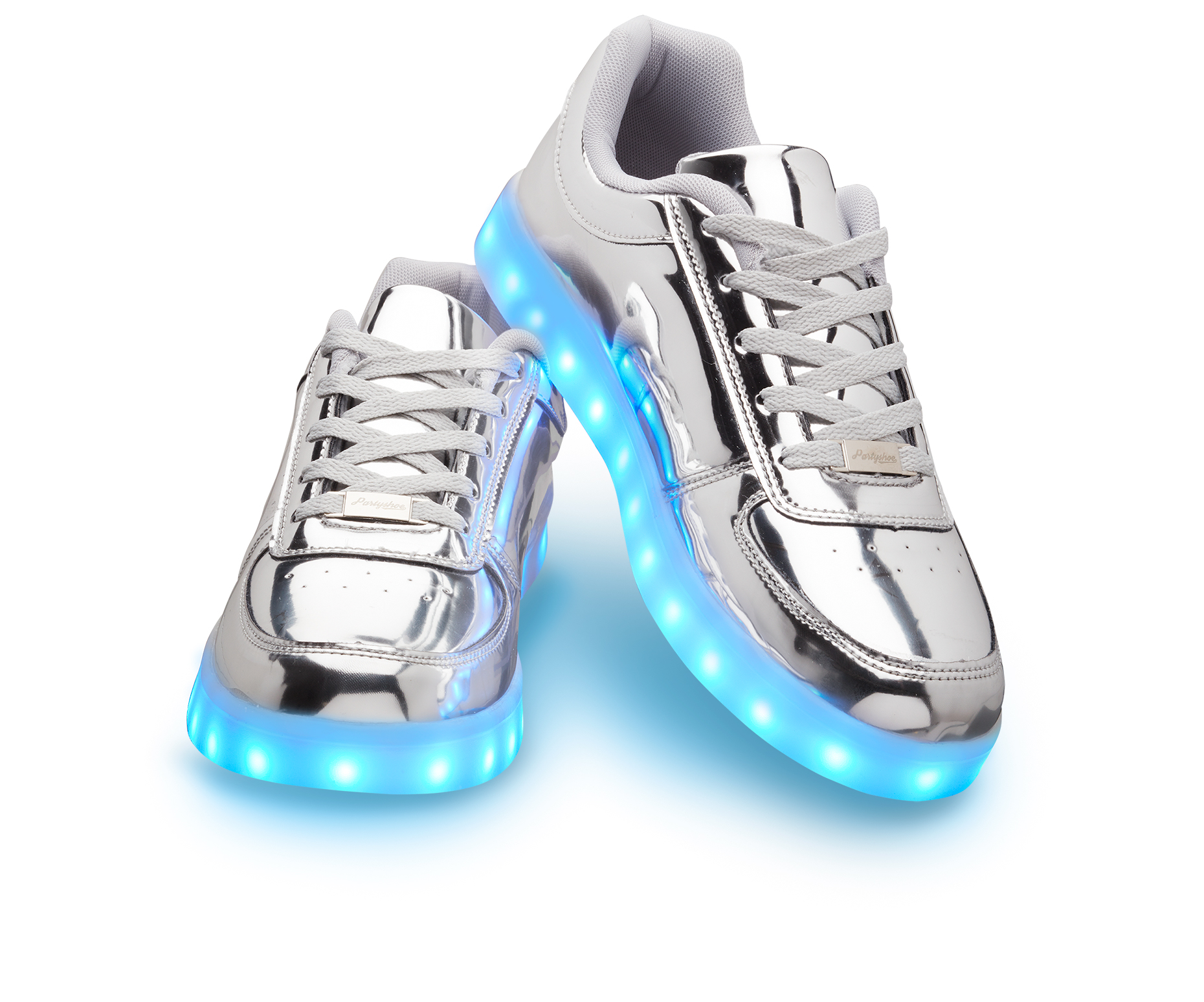 Glimmend Slank Ongeautoriseerd Schoenen met lichtjes - Zilver | Ledschoenen.nl | Bestel direct